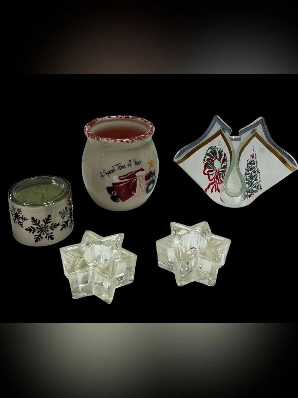 Candle/Candleholder bundle 6 pieces